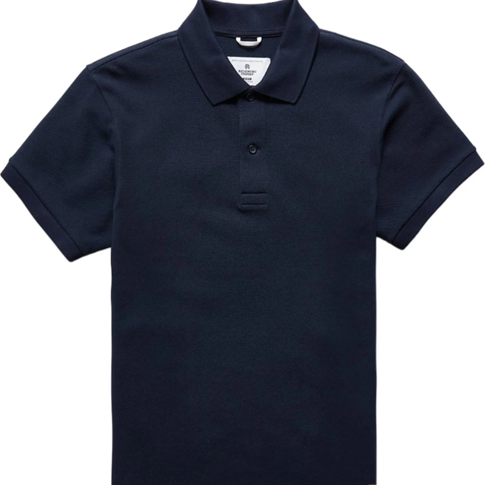 Reigning Champ Athletic Pique Academy Polo Men’s Size S in Navy